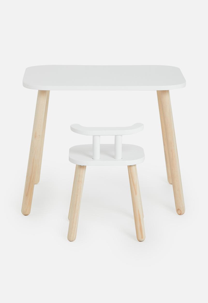 Sixth Floor - Koda table & chair set - grey
