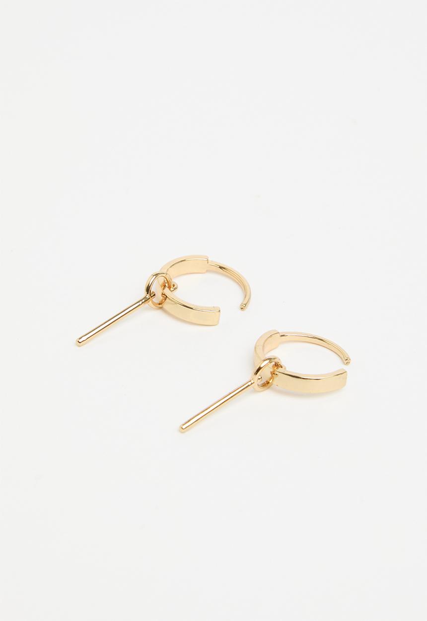 Superbalist - Rita hoop earrings - gold
