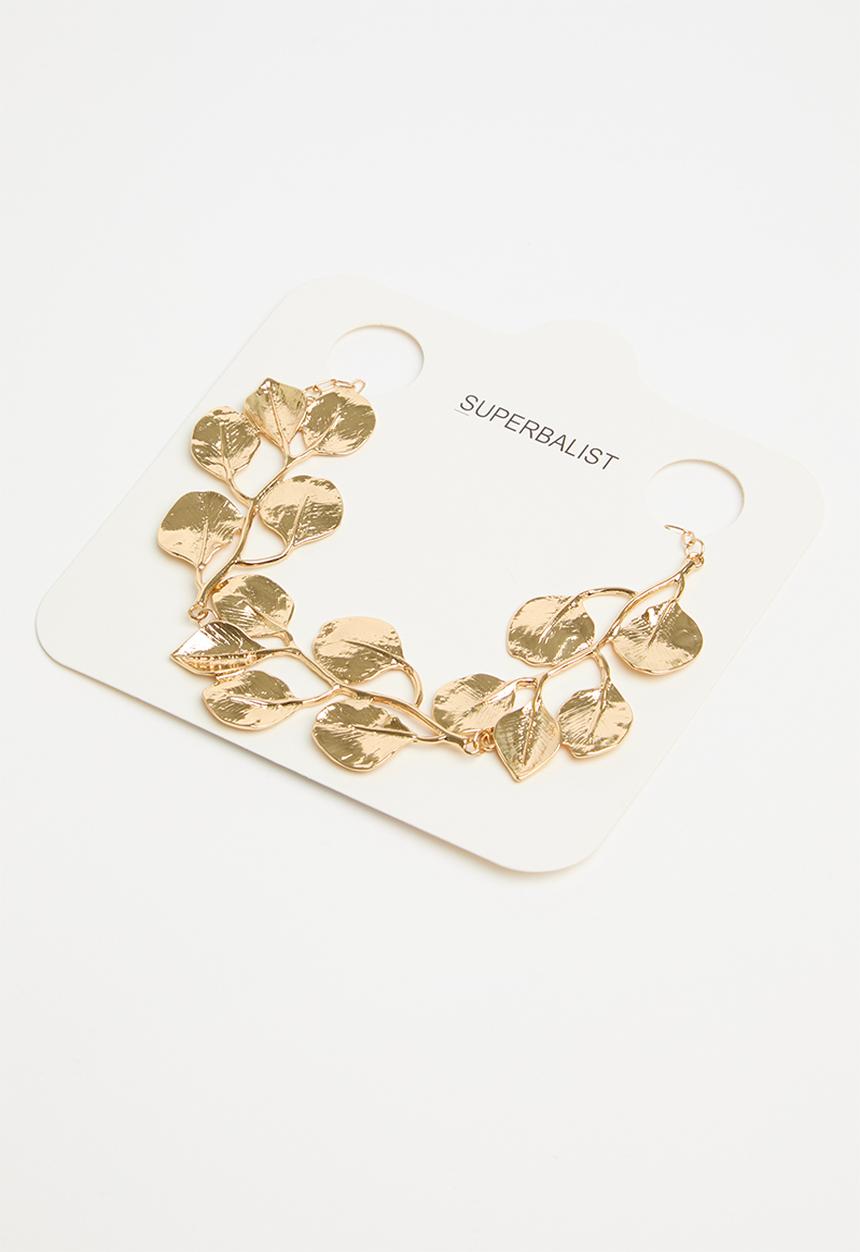 Superbalist - Flower pendant choker - gold