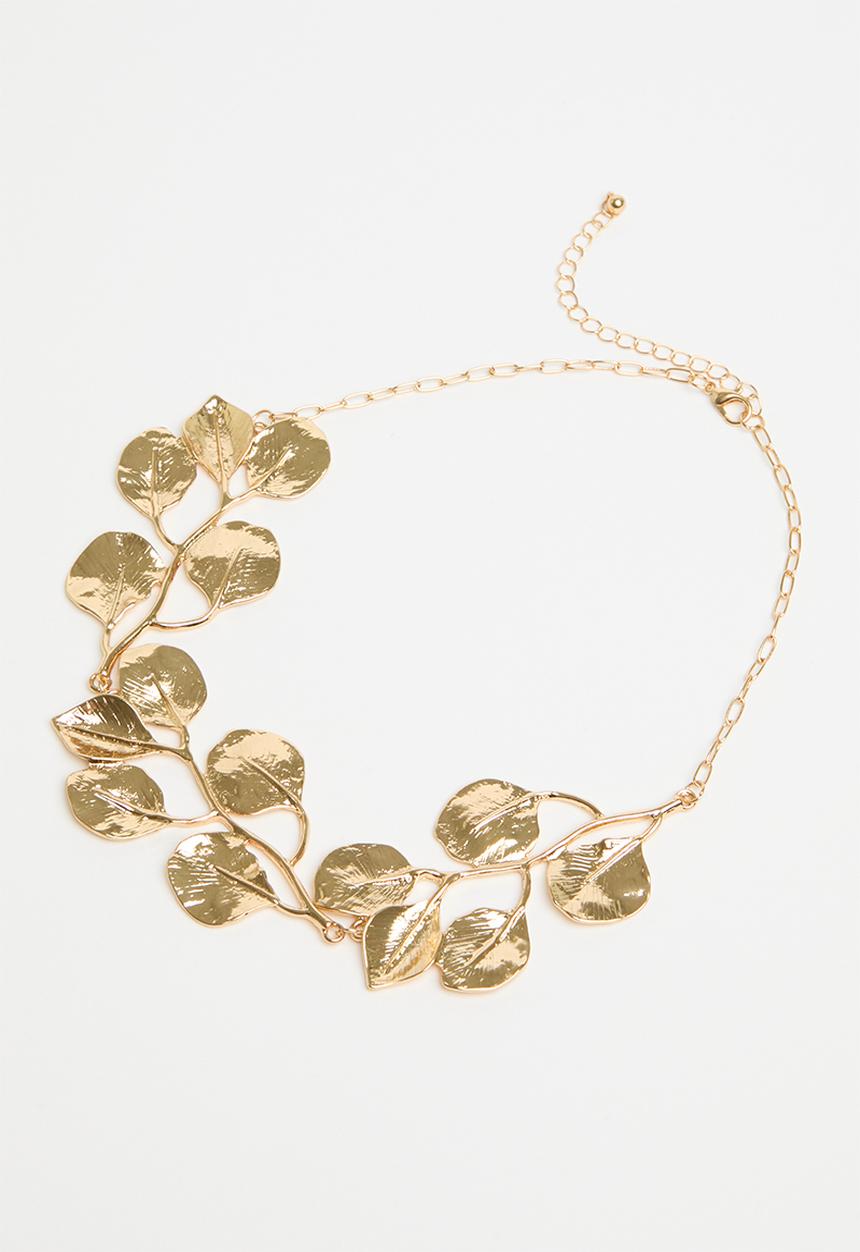 Superbalist - Flower pendant choker - gold