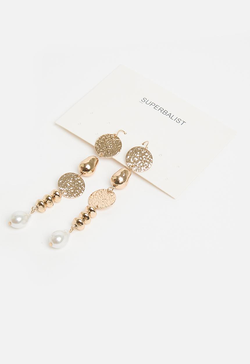 Superbalist - Karina statement earrings - gold