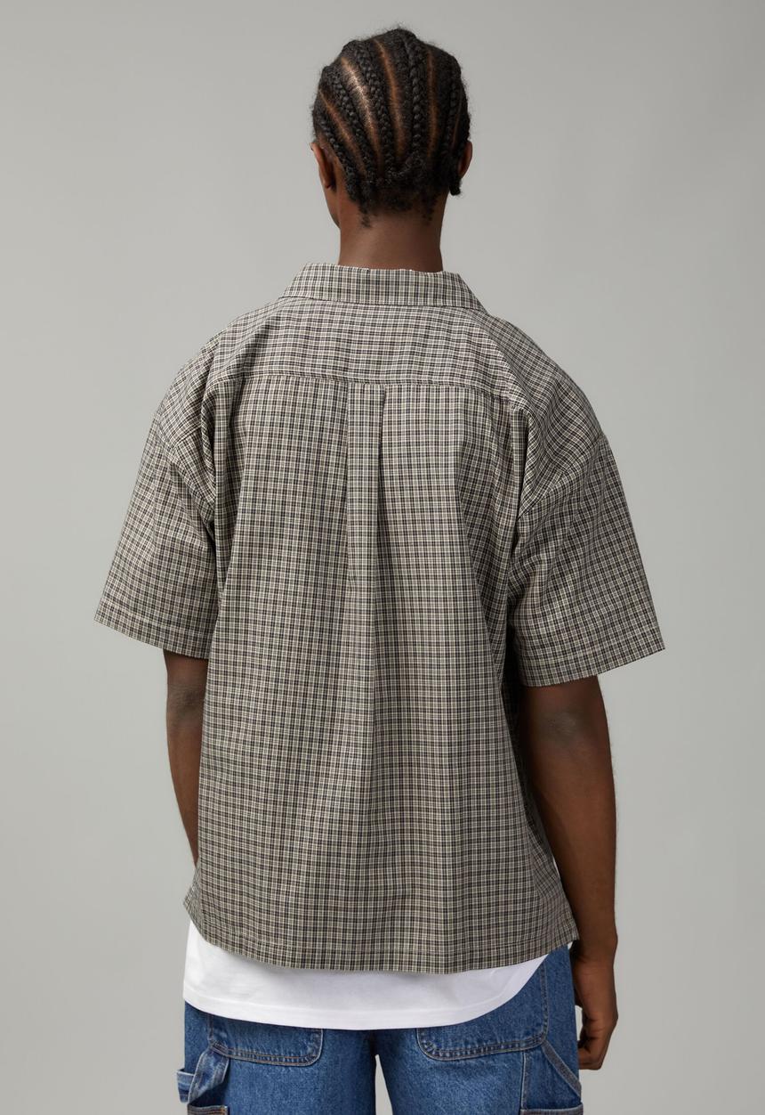 Factorie - Boxy street shirt - grey check