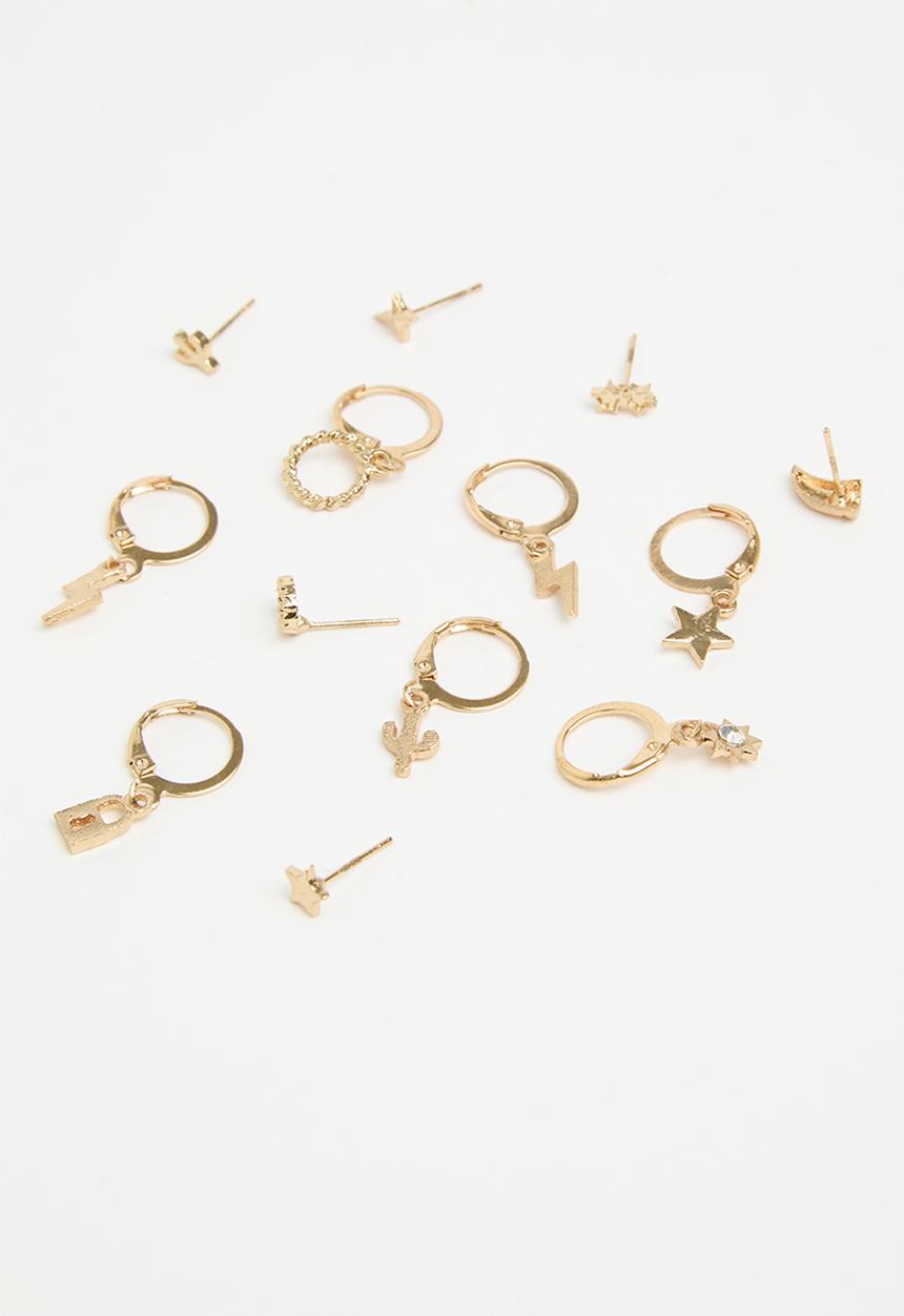 Superbalist - Debbie earring pack - gold