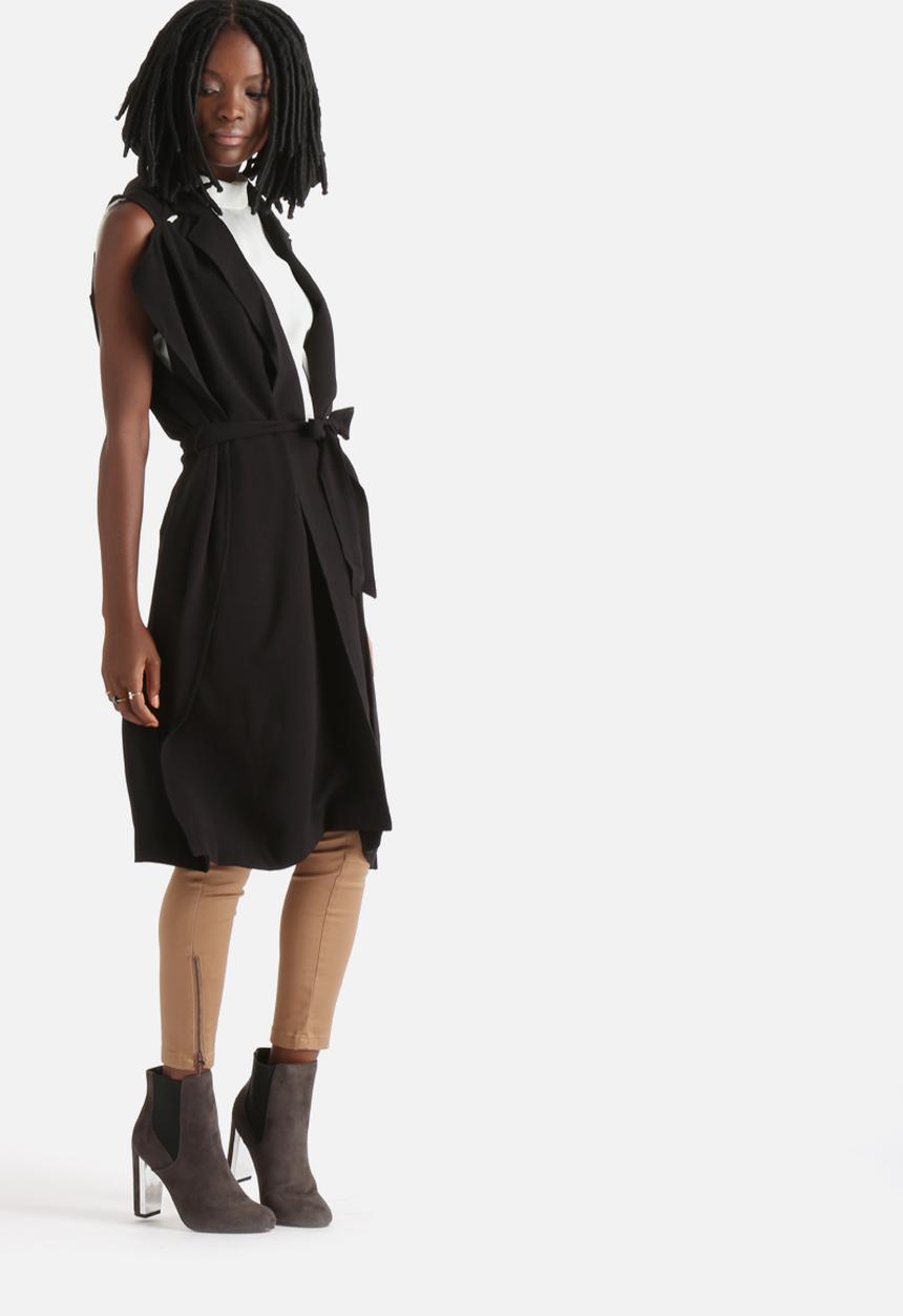 Vero Moda - Glow Slit Sleeveless Blazer 