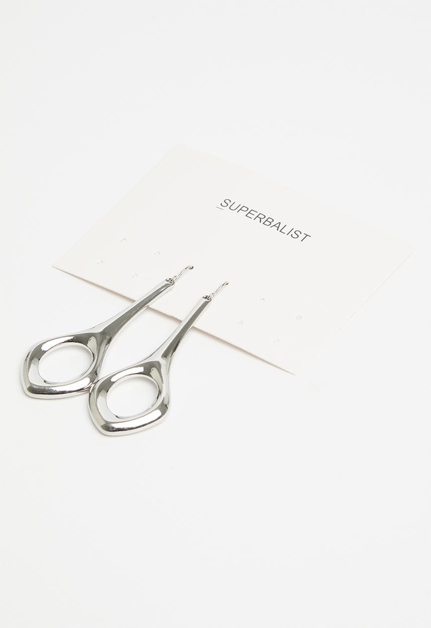 Superbalist - Angie statement earrings - silver