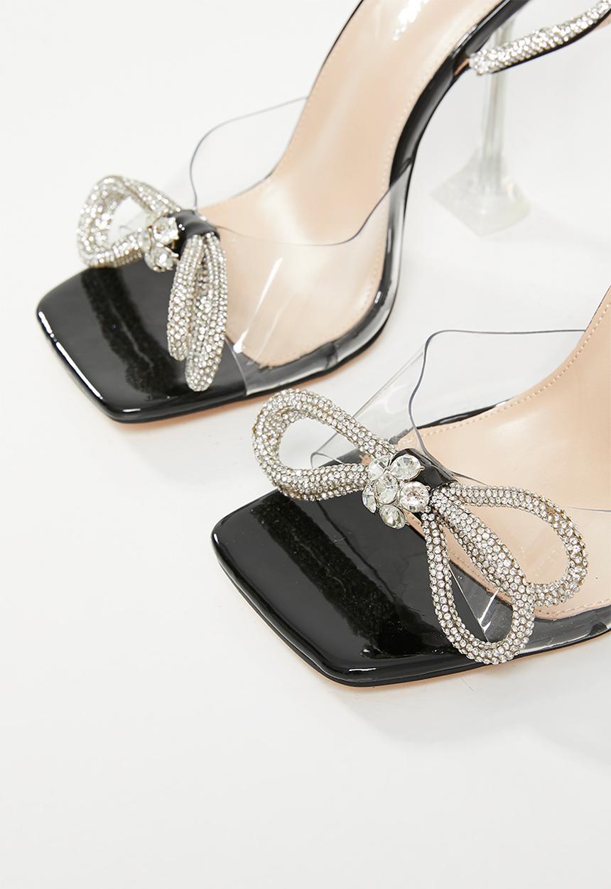 Public Desire - Glimmer heel - black