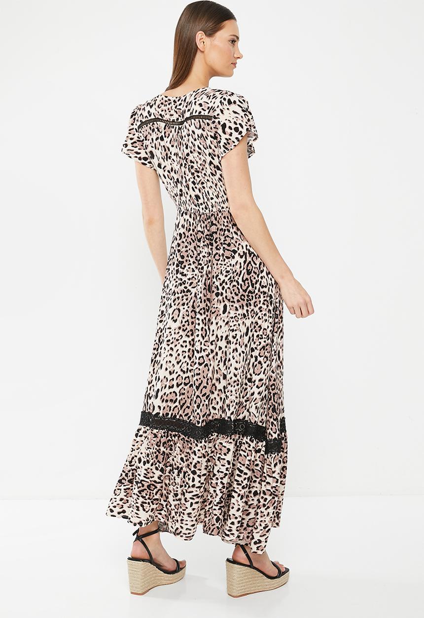 Stella Morgan - Animal Printed Maxi Dress - Beige
