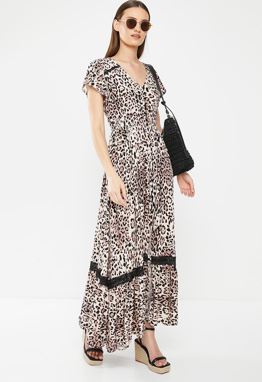 Stella Morgan - Animal Printed Maxi Dress - Beige