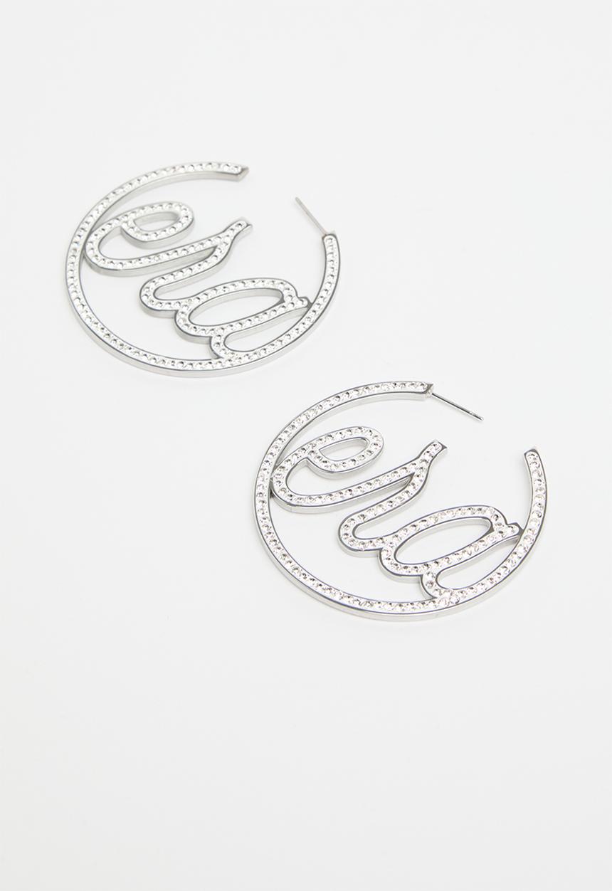 ERA by DJ Zinhle - Era Luxe Hoop Earrings - Silver