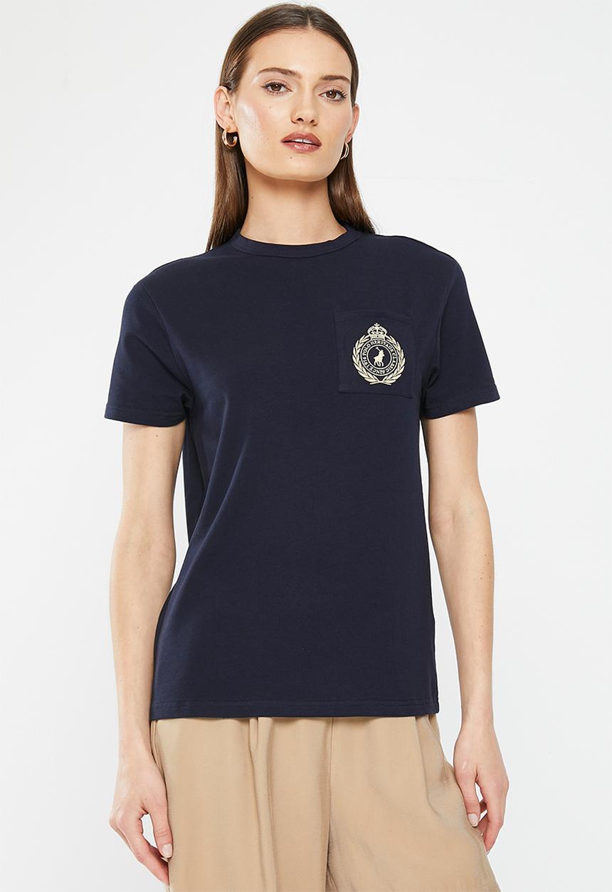 POLO - Taylor Crested Tee - Navy