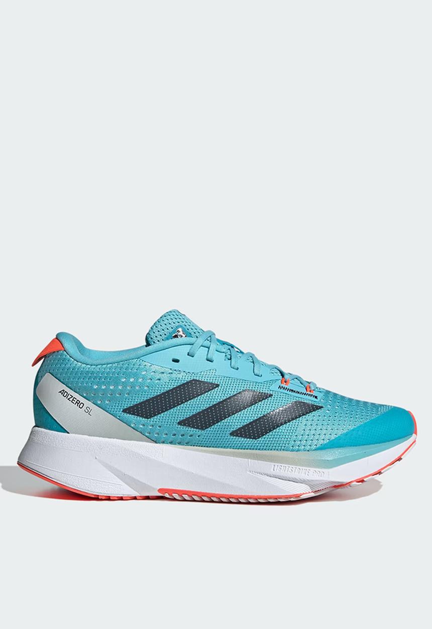 adidas Originals - Adizero sl w - light aqua/carbon/solar red