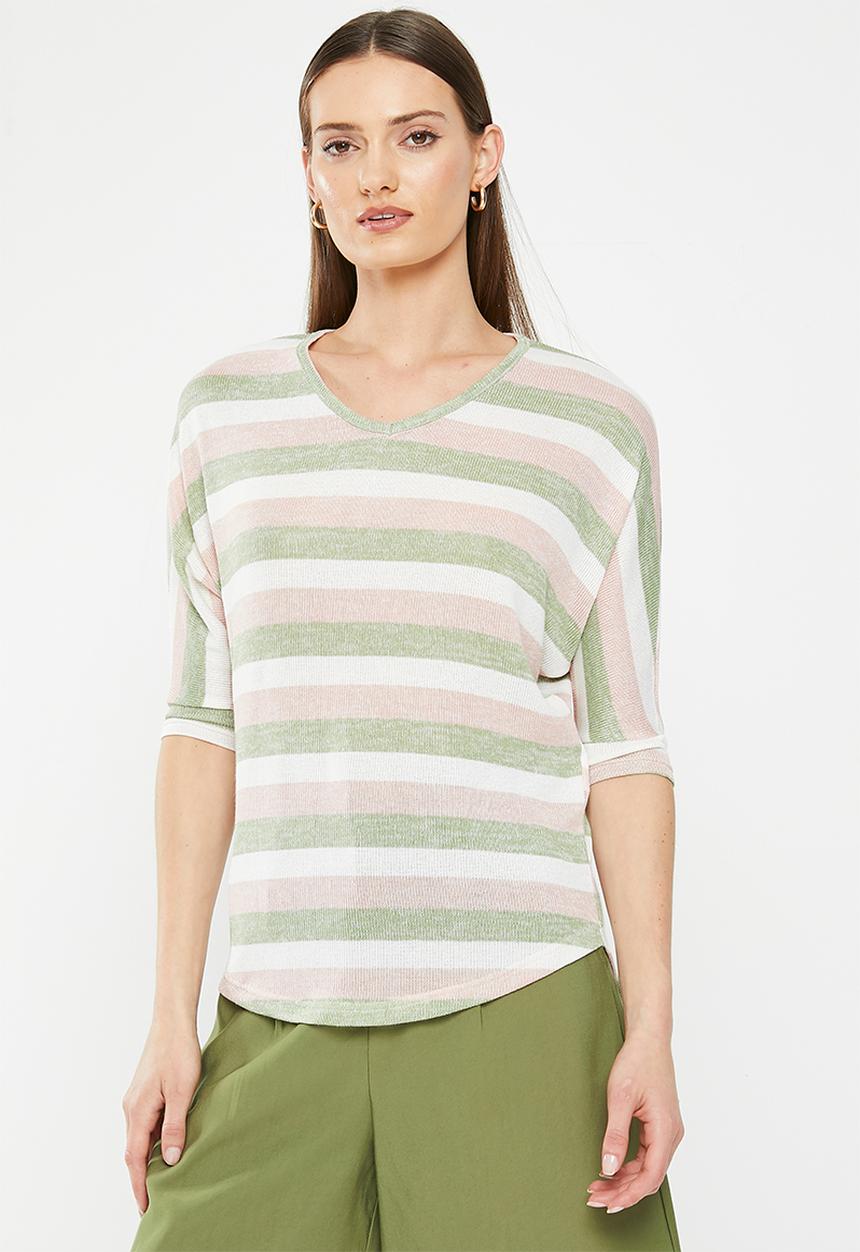 HAILYS - 1/2 Sleeve T-shirt - multi