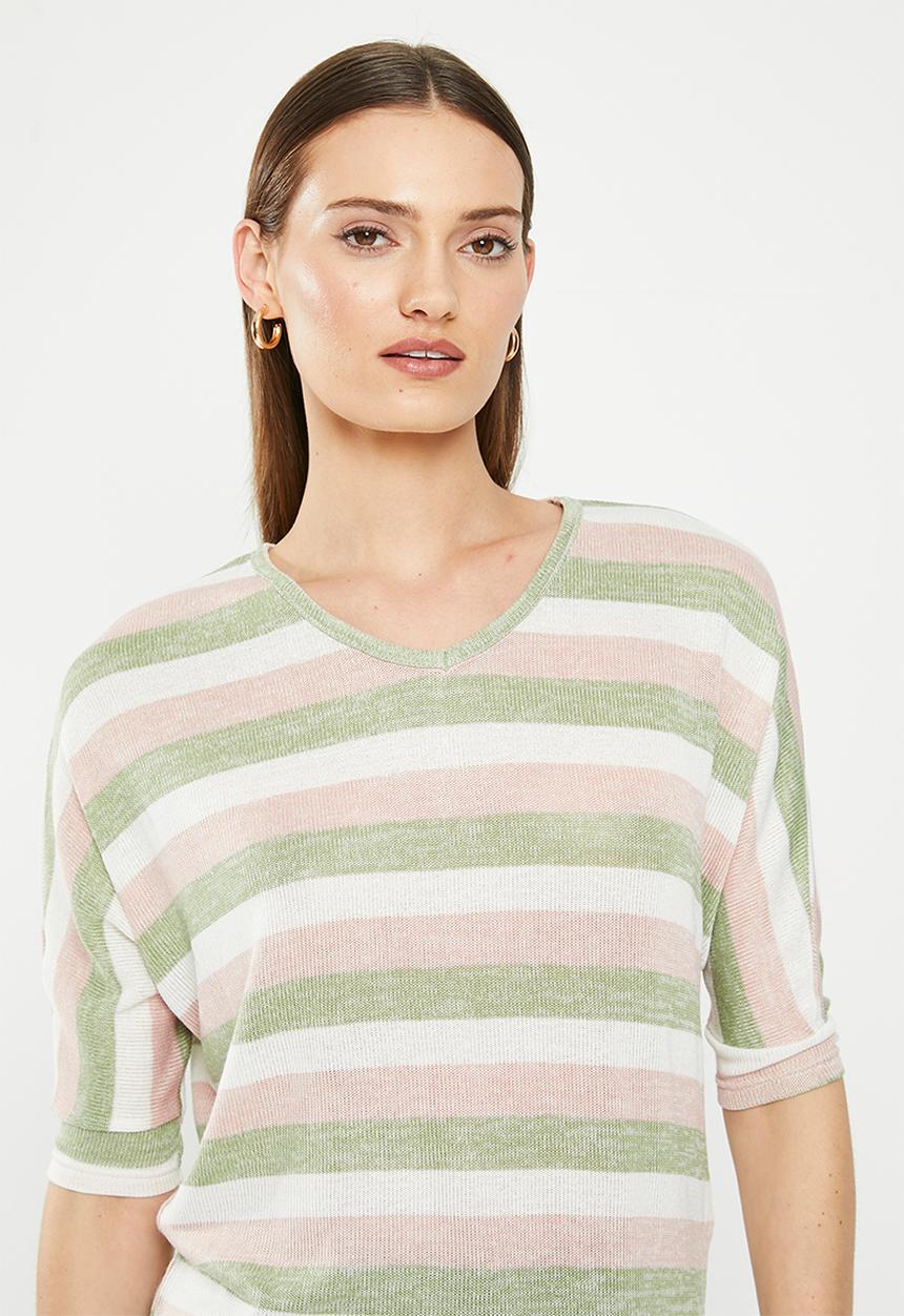 HAILYS - 1/2 Sleeve T-shirt - multi