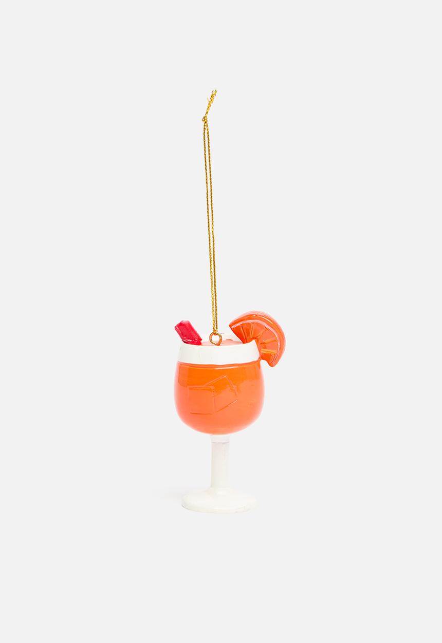 Typo - Resin christmas ornament - orange spritz!