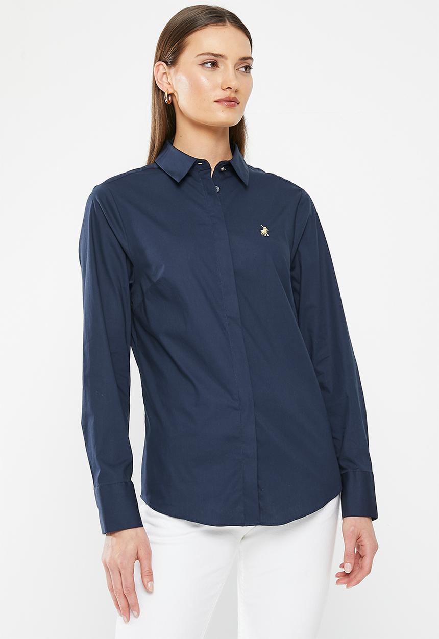 POLO - Jamie Ls Shirt - Navy