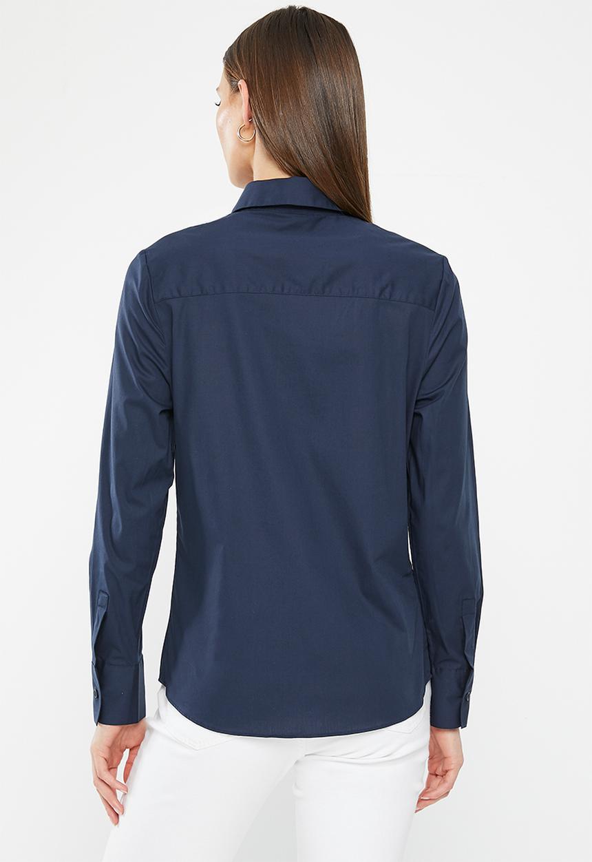 POLO - Jamie Ls Shirt - Navy