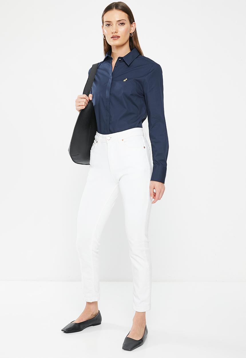POLO - Jamie Ls Shirt - Navy