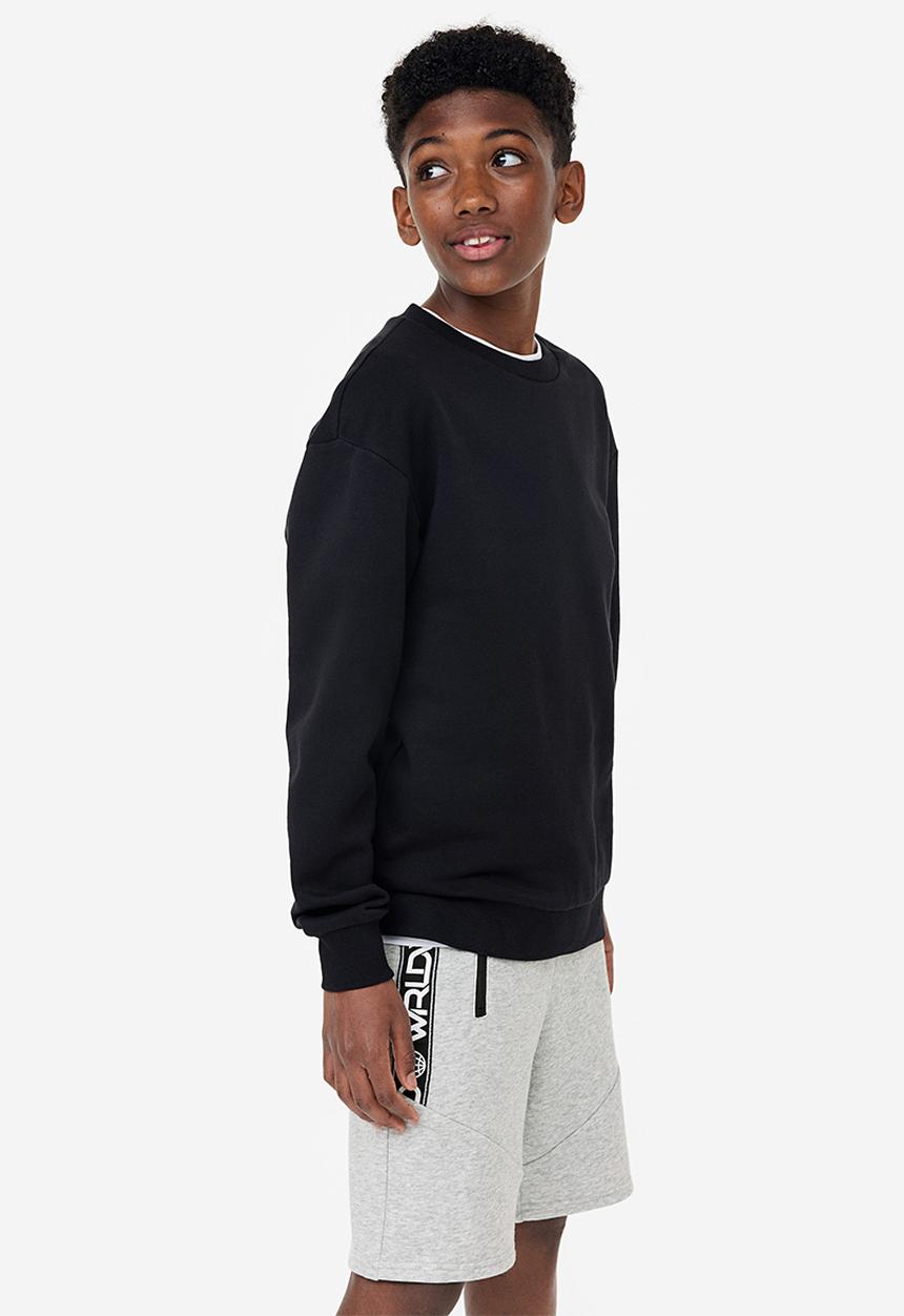 H&M - Printed sweatshorts - grey marl