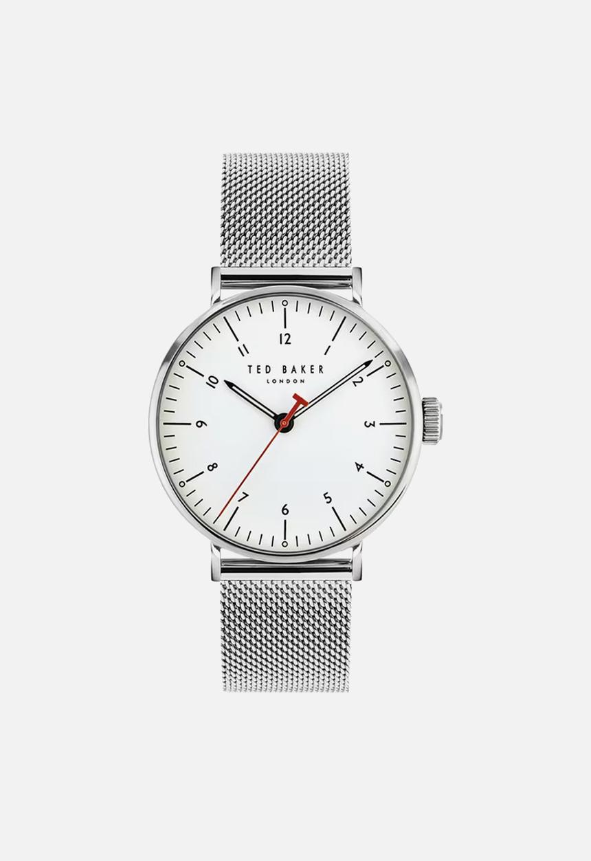 Ted Baker - Sst case with white dial - silver 