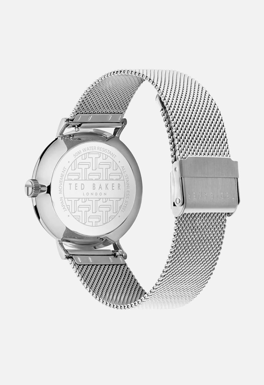 Ted Baker - Sst case with white dial - silver 