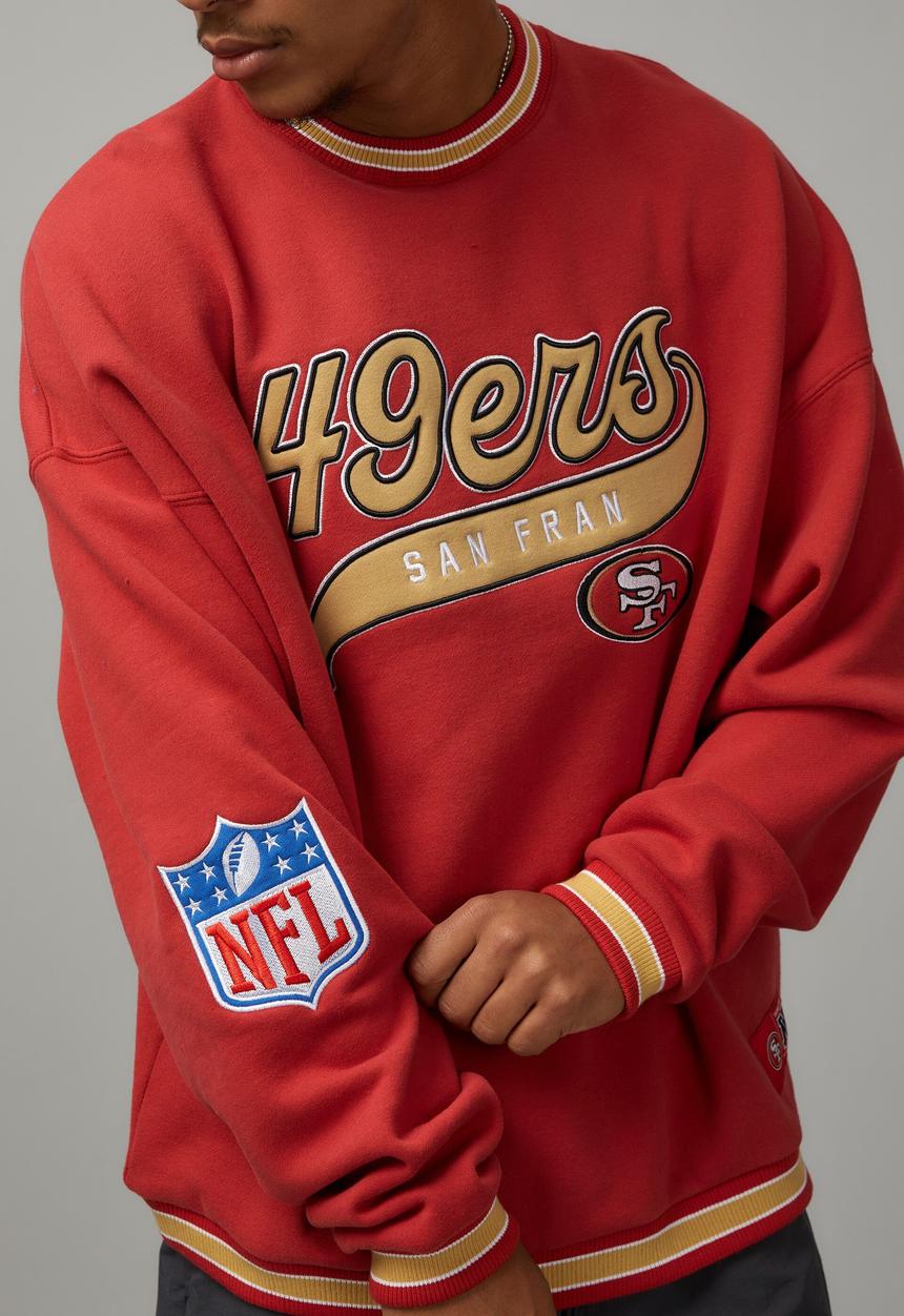 Factorie - Nfl baggy crew - lcn nfl vintage red/49ers script