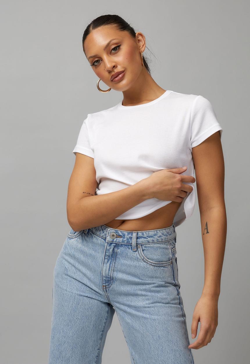 Factorie - Slim fit tee - white