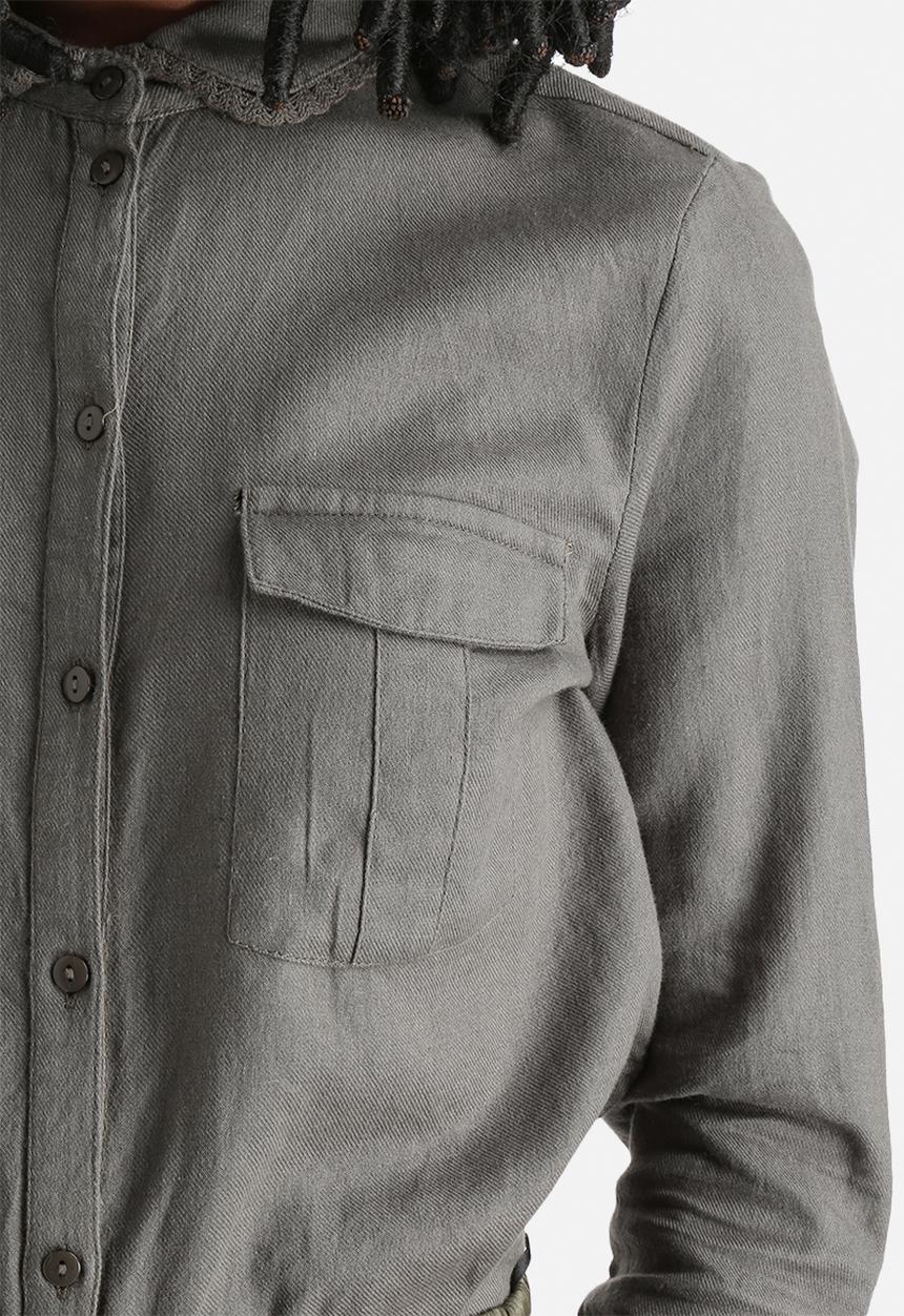Vero Moda - Emily 3/4 Round Collar Shirt