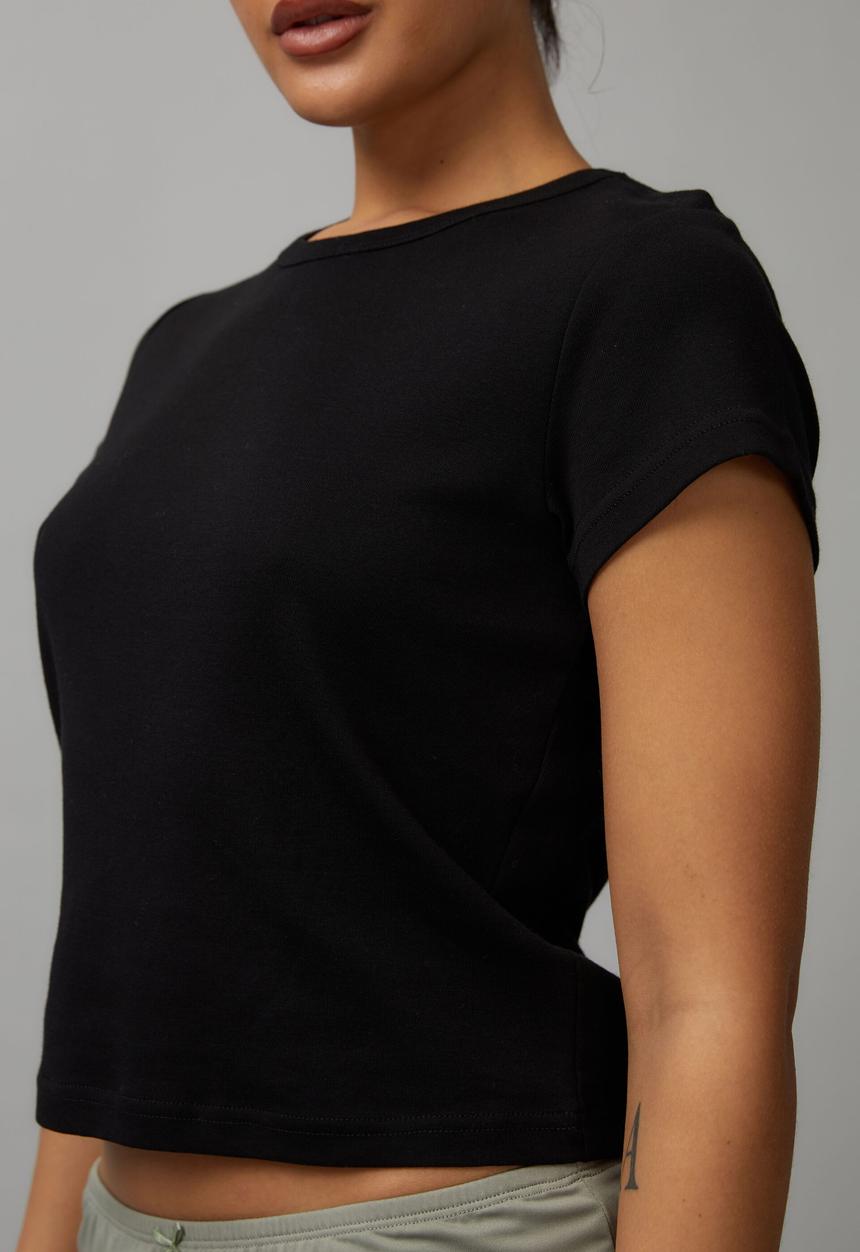 Factorie - Slim fit tee - black