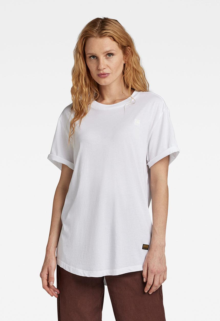 G-STAR - Lash Fem Loose s\s Top Wmn - White
