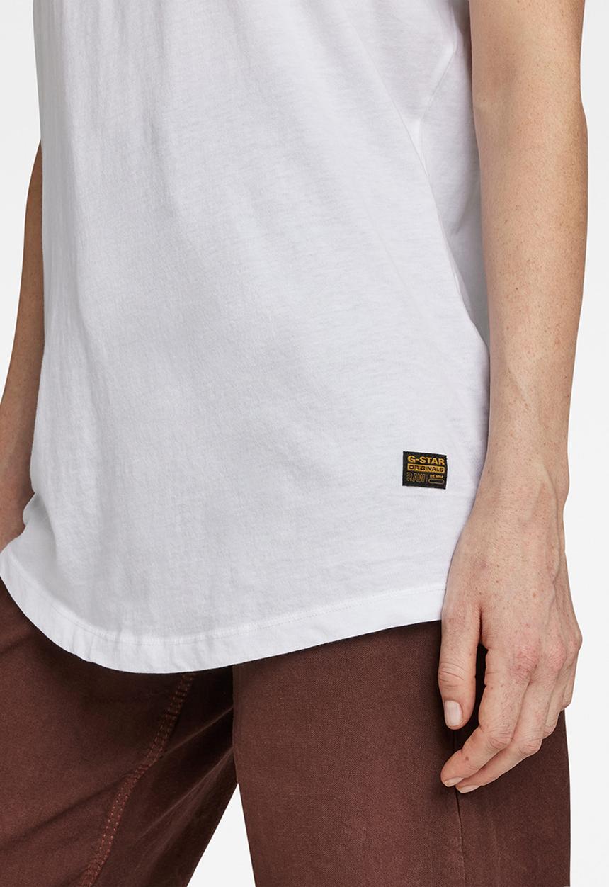 G-STAR - Lash Fem Loose s\s Top Wmn - White