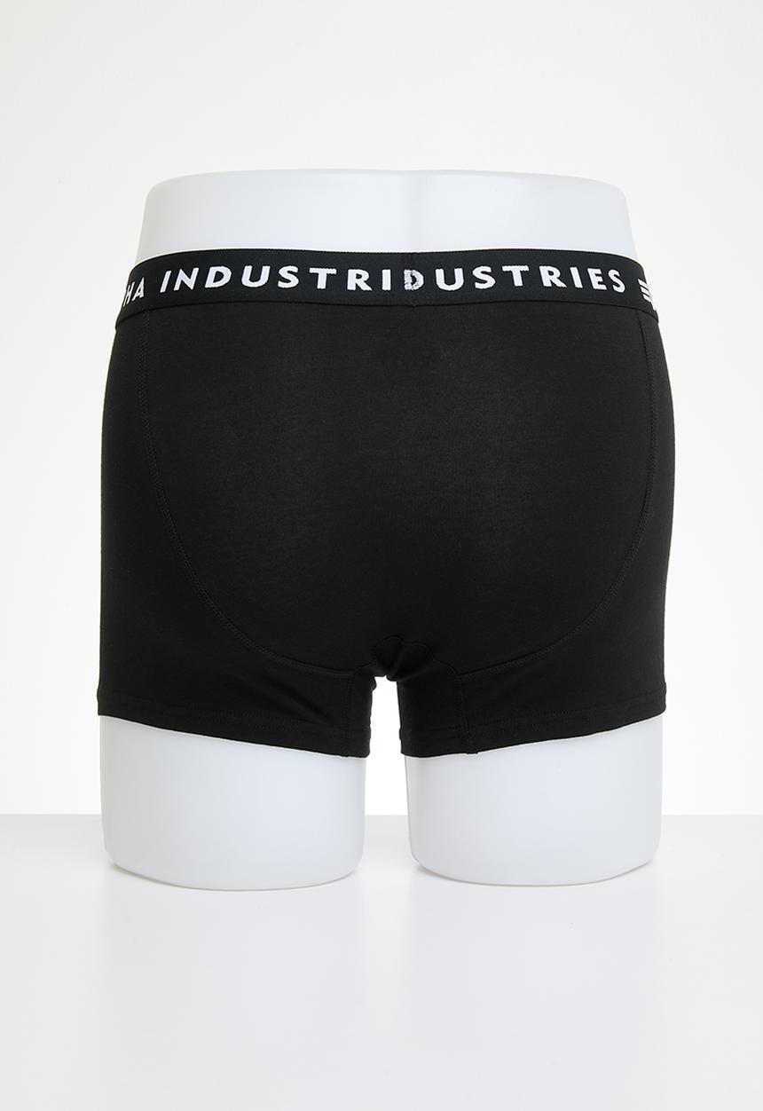 AI alpha boxer 3 pack - black & white