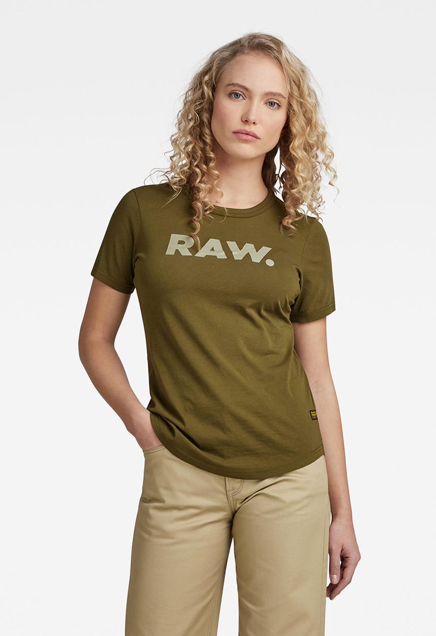 G-STAR - RAW. slim r t women - dark olive