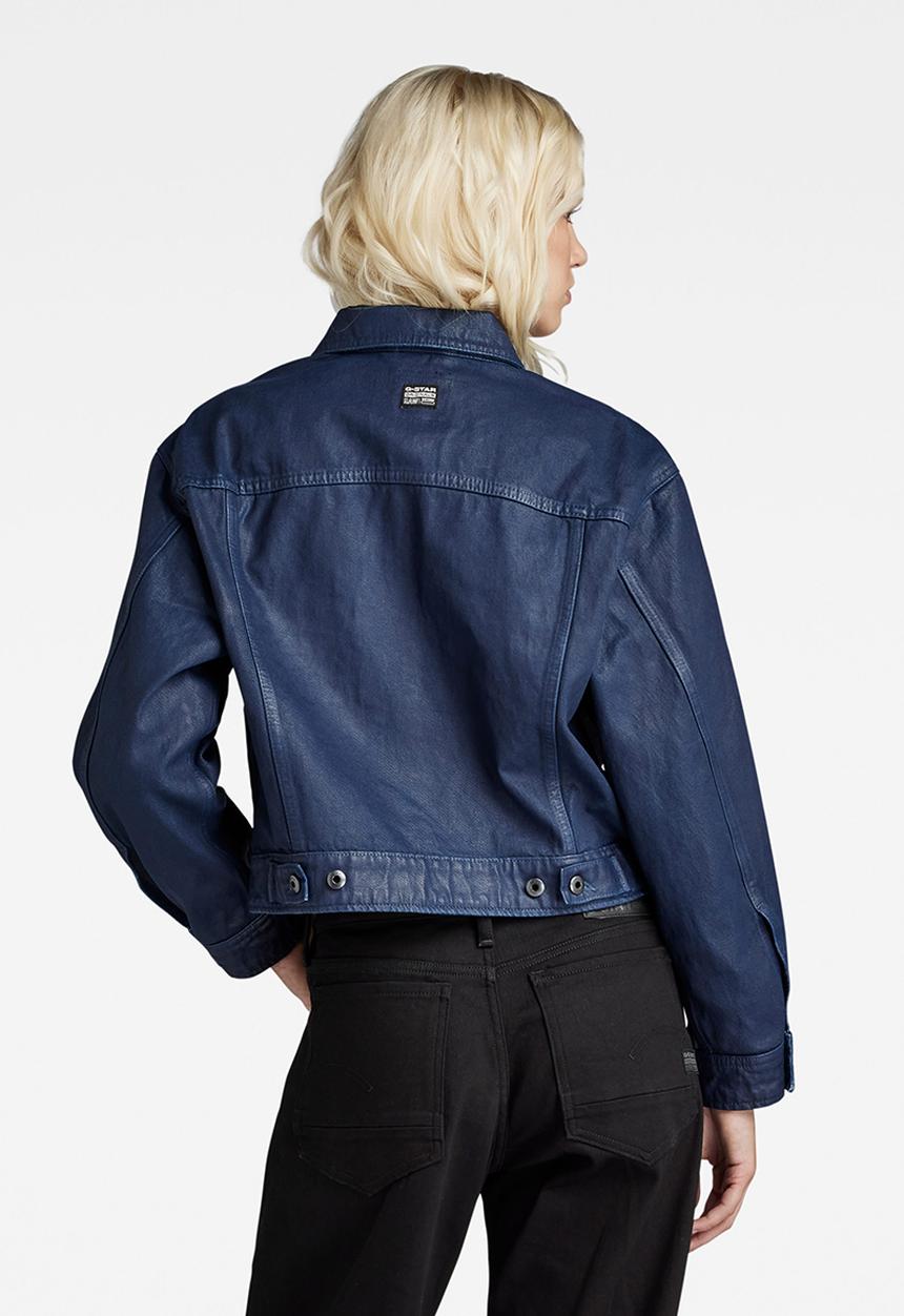 G-STAR - Cropped utility jacket - luna blue cobler