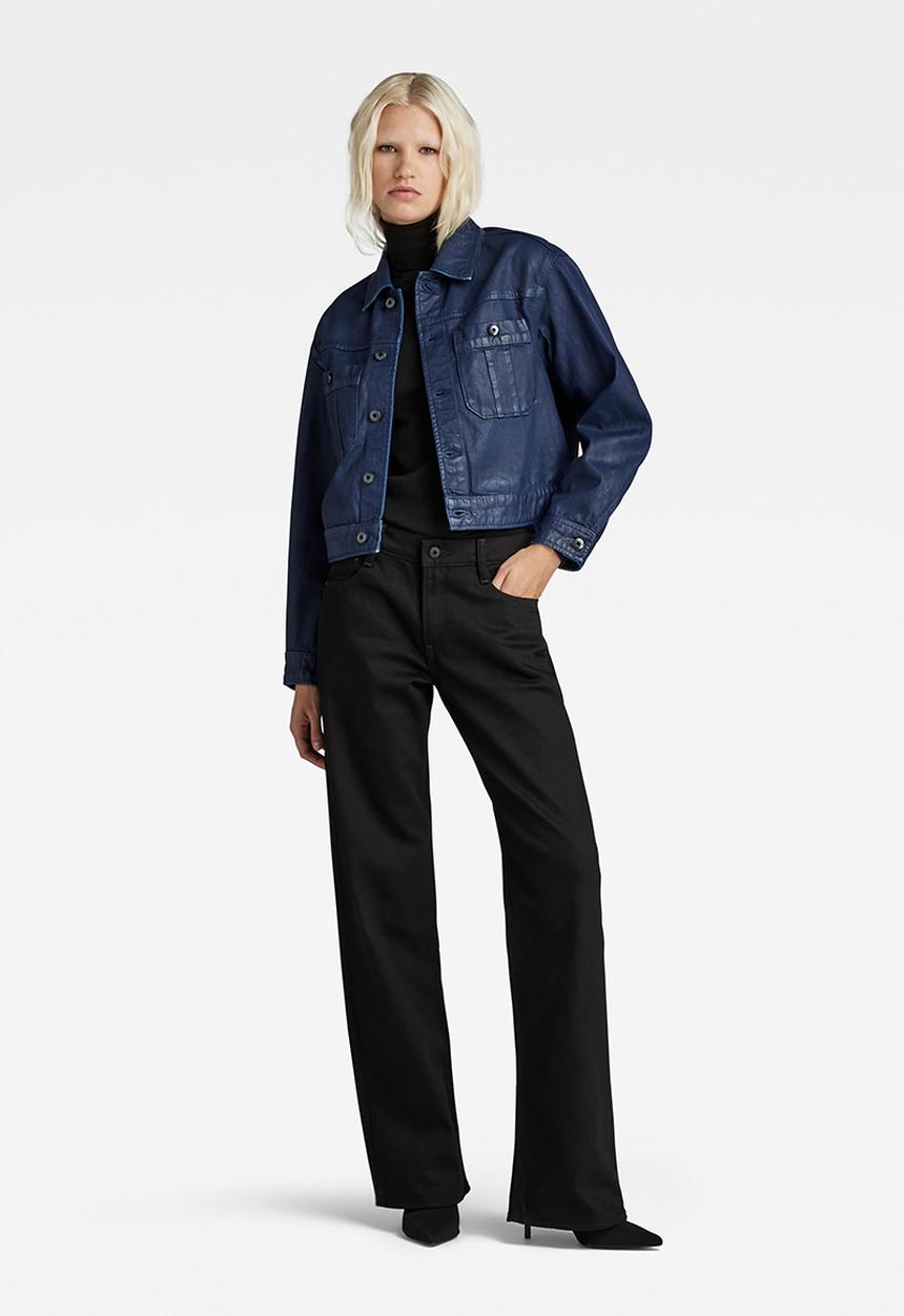 G-STAR - Cropped utility jacket - luna blue cobler