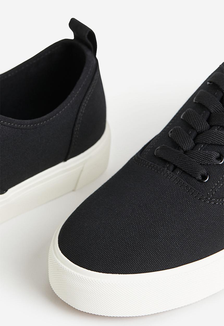 H&M - Canvas trainers - black