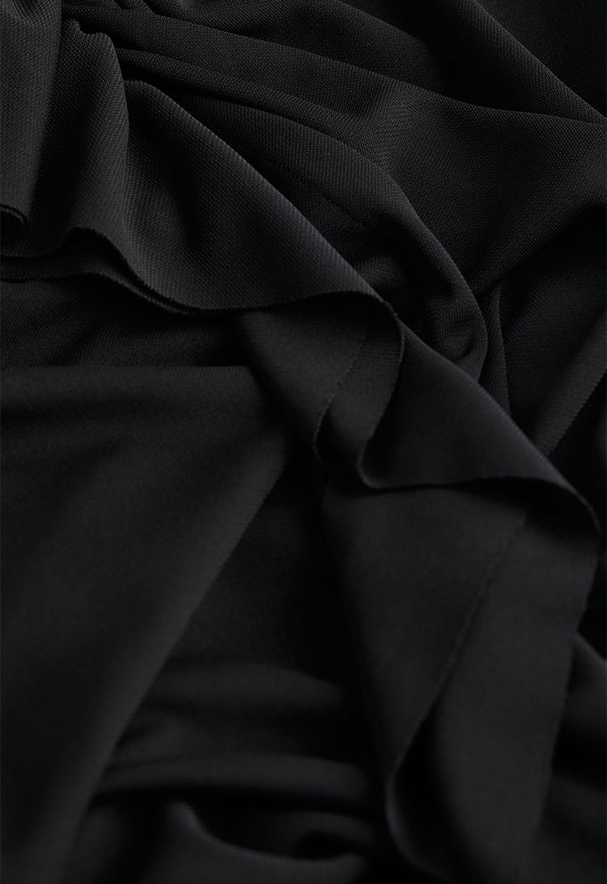 H&M - Gusset-panel jersey skirt - black