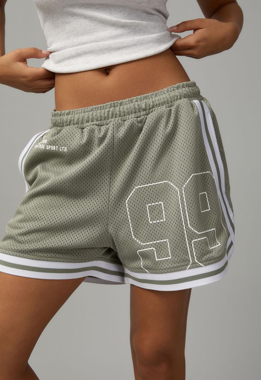 Factorie - Hype street basketball short - 99/worn khaki