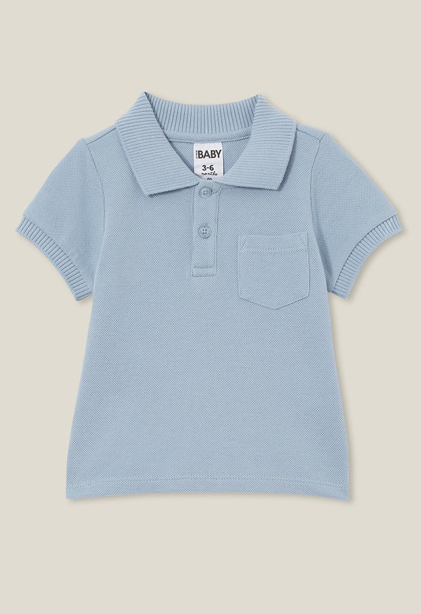 Cotton On - Pace polo tee - dusty blue