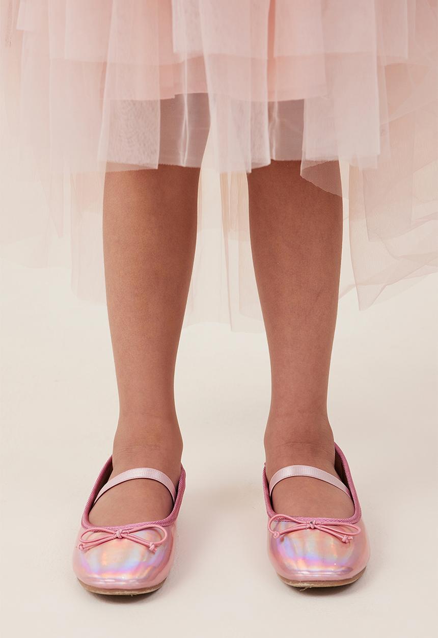 Cotton On - Olivia ballet flat - pink holographic