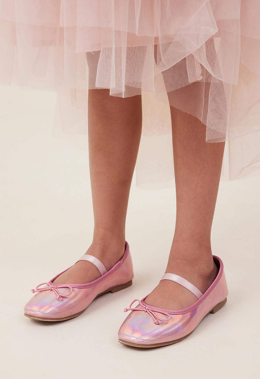 Cotton On - Olivia ballet flat - pink holographic
