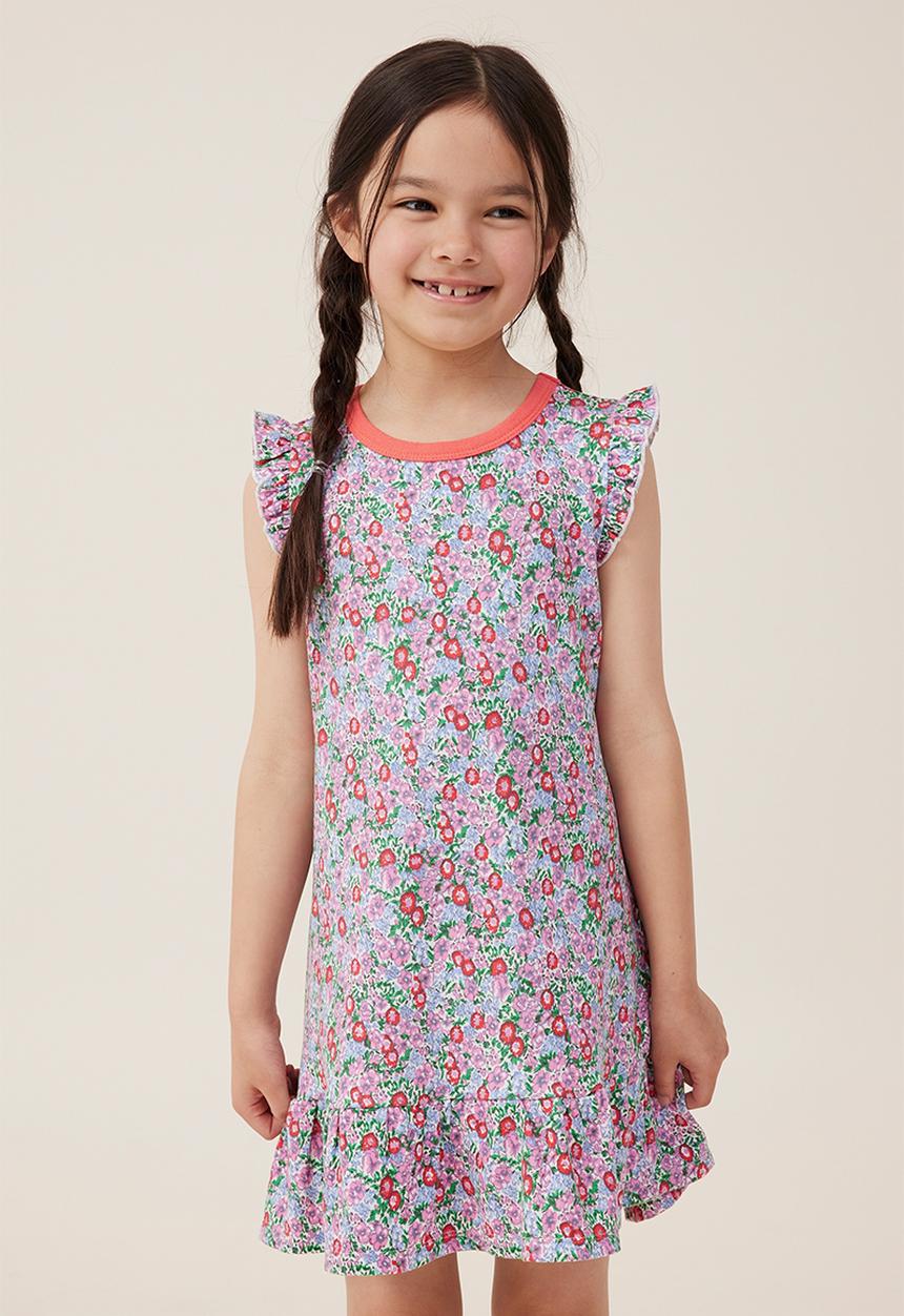 Cotton On - Maltilda short sleeve flutter nightie - vanilla/libby floral