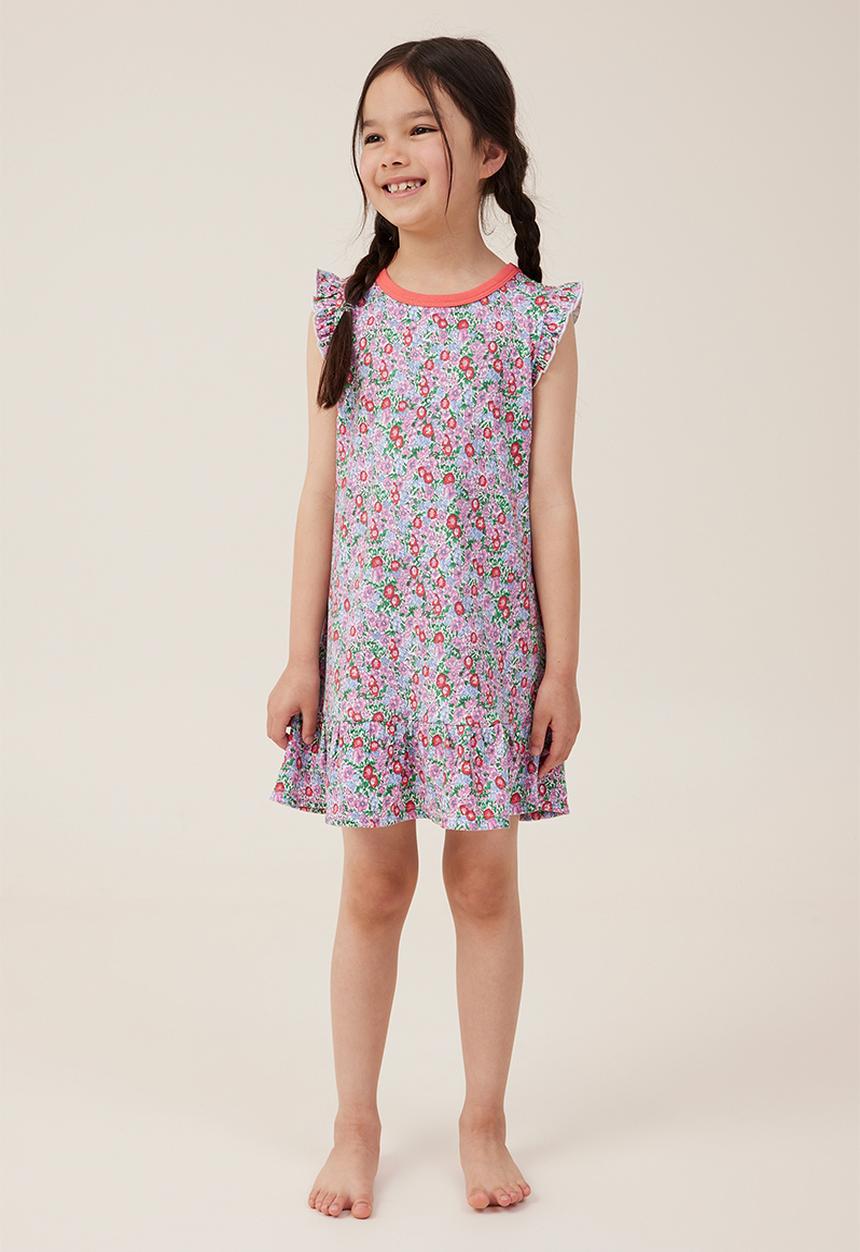 Cotton On - Maltilda short sleeve flutter nightie - vanilla/libby floral