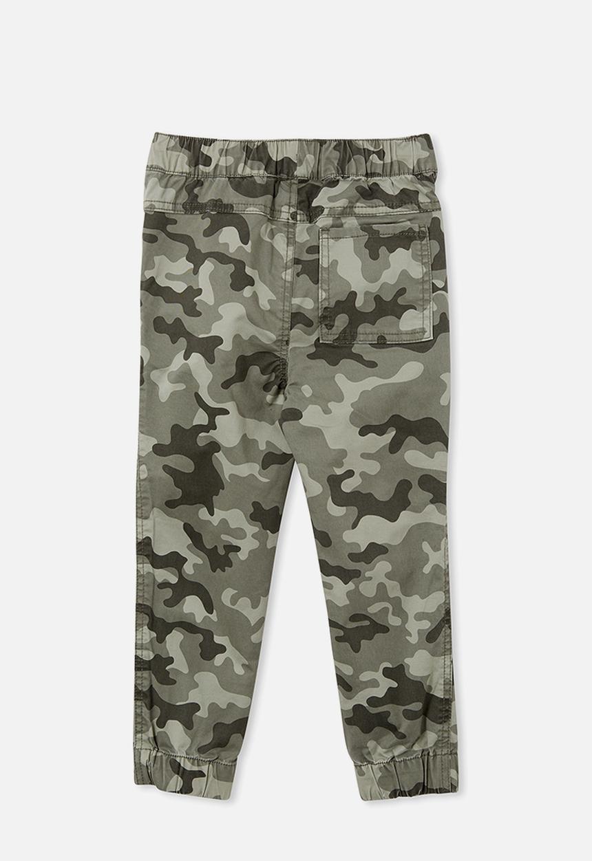 Cotton On - Will cuffed chino pant - camo