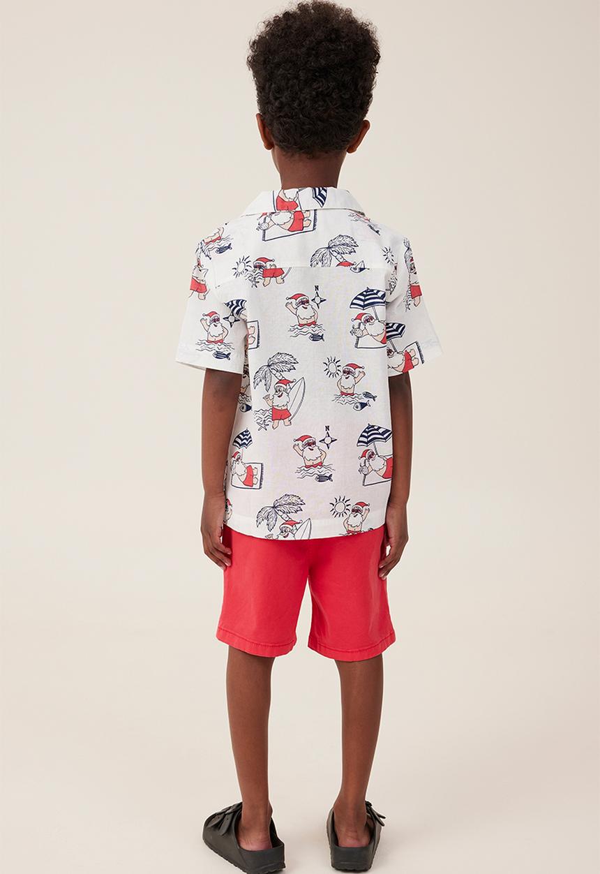 Cotton On - Will chino short - anthurium