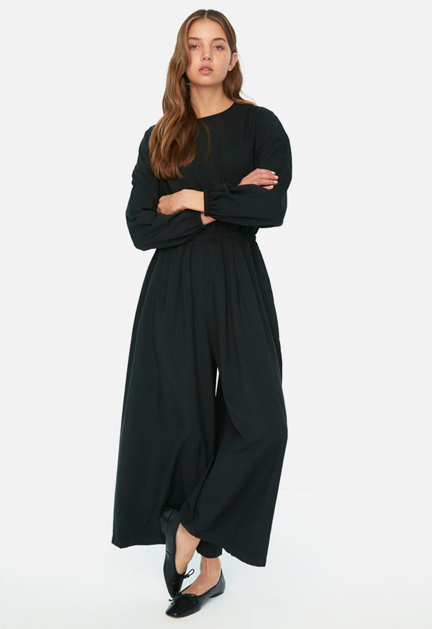Trendyol - Modest wide leg jumpsuit - black