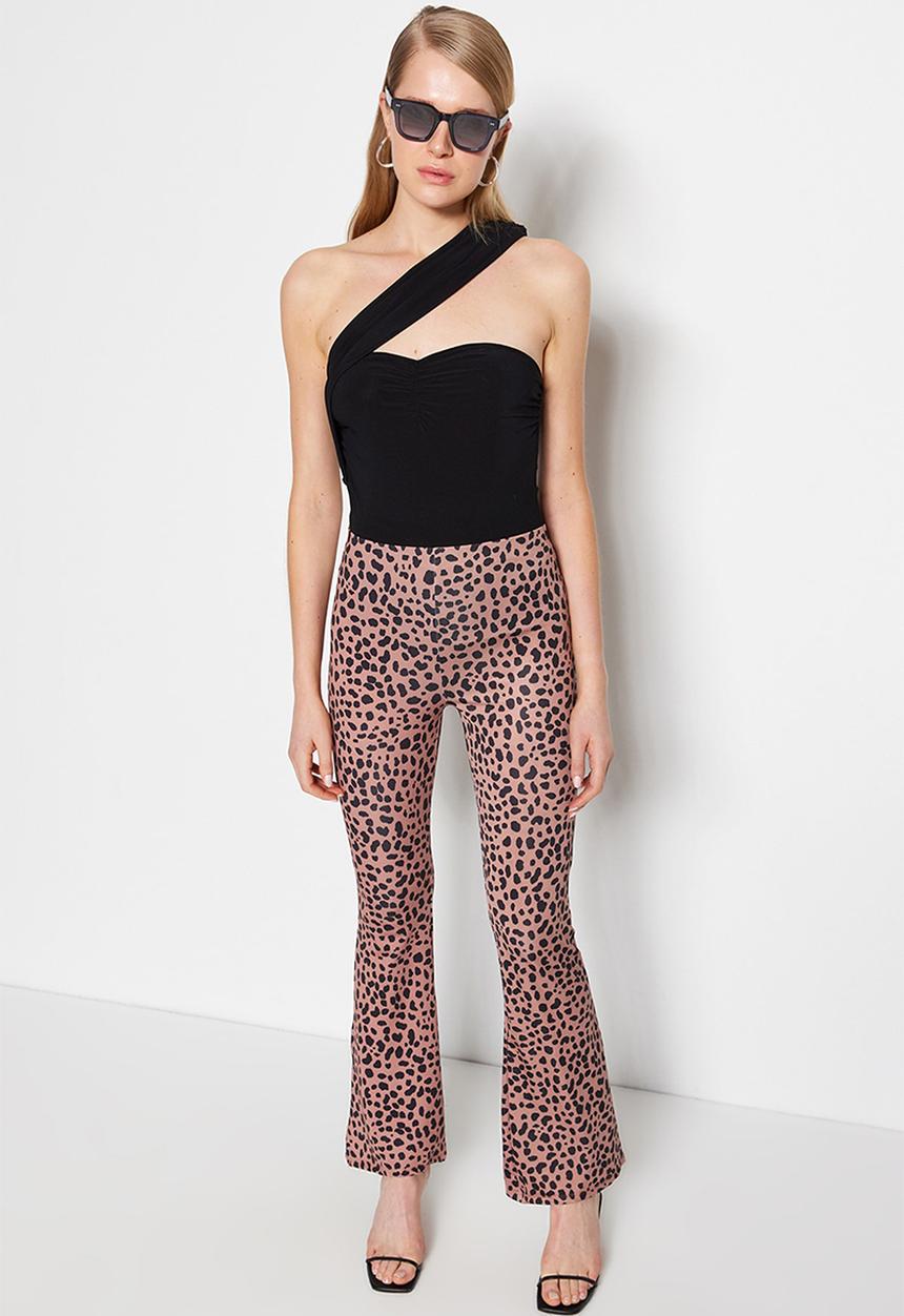 Trendyol - Assym cross over bodysuit - black