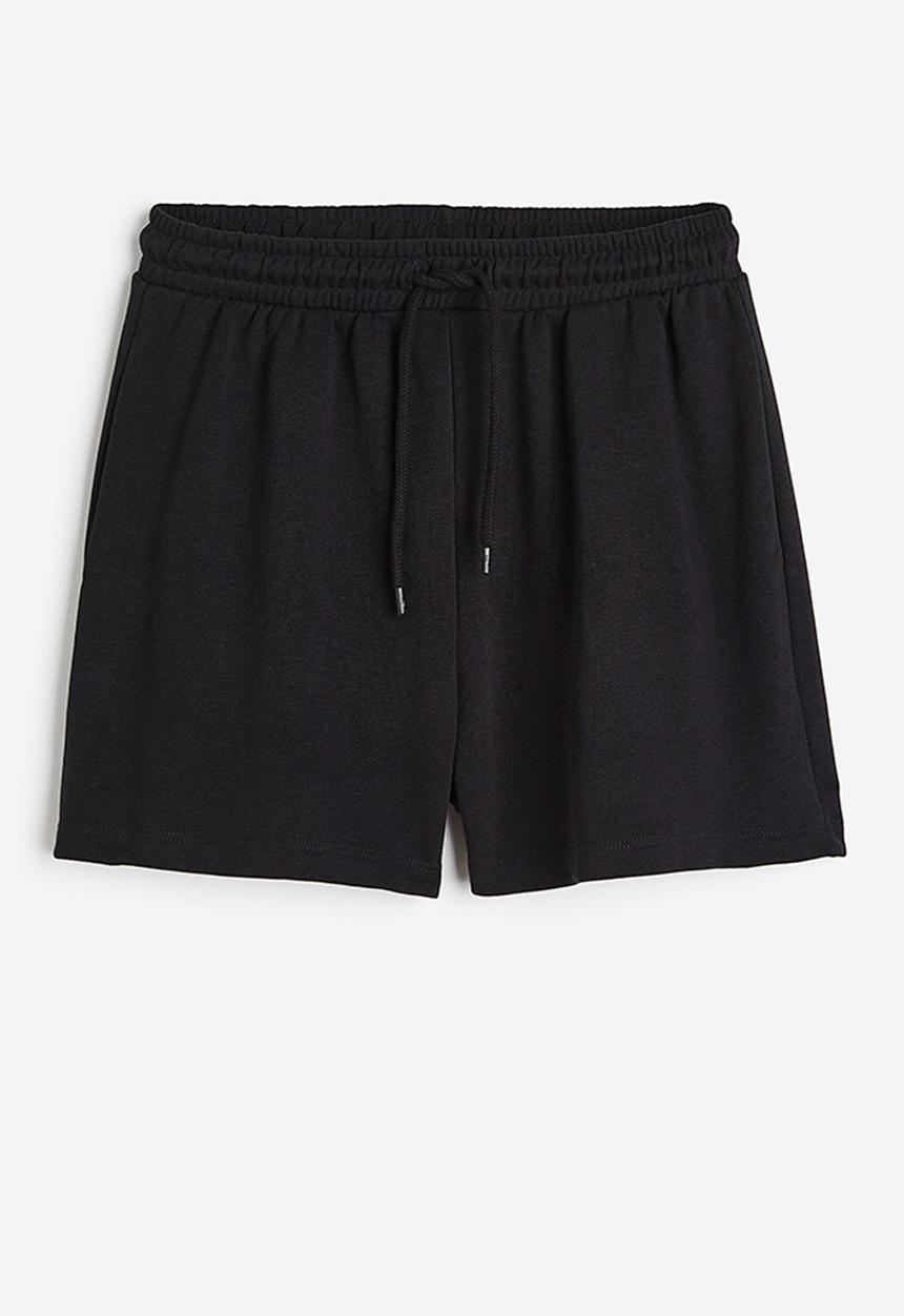 H&M - Sweatshirt shorts - black