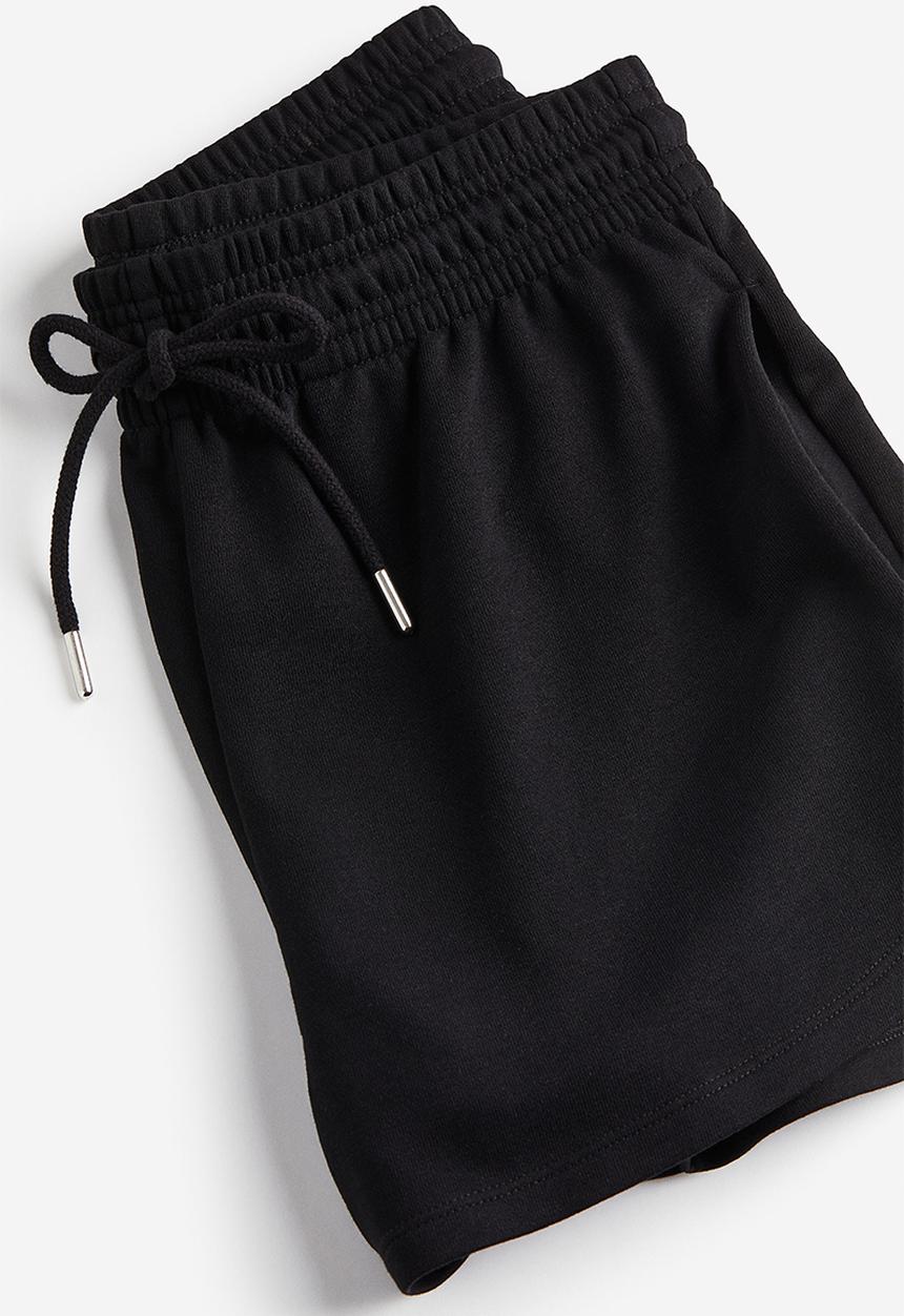 H&M - Sweatshirt shorts - black