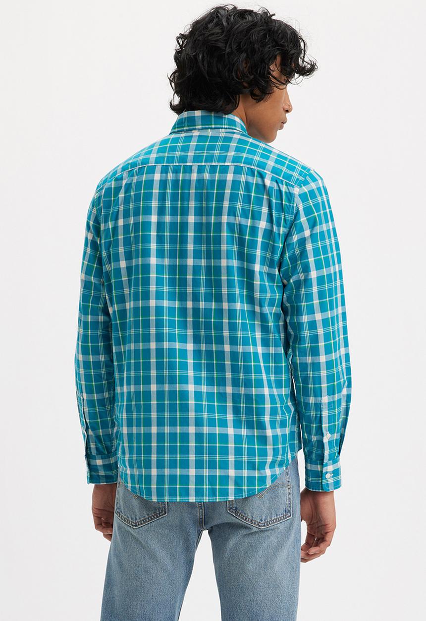 Levi’s® - Sunset 1 pocket standard - tatiana plaid ocean depths