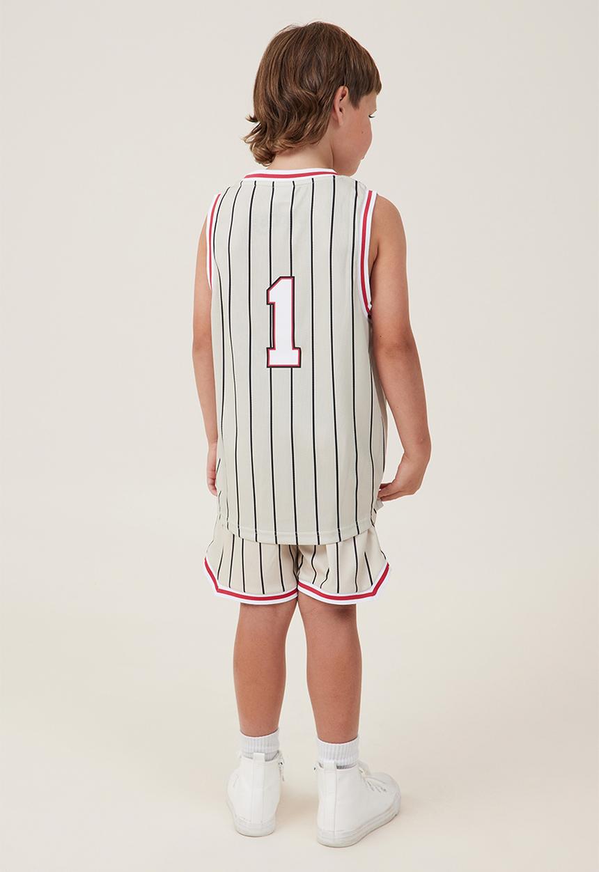 Cotton On - License basketball tank - lcn mar rainy day stripe/marvel characters